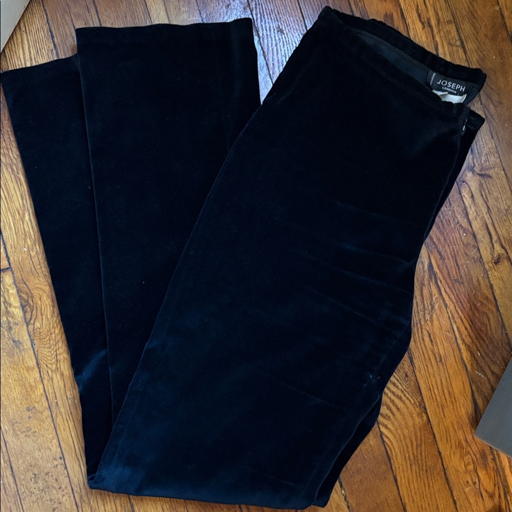 Joseph Black Velour Trousers